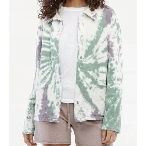 Lacausa Womens Kismet Jacket Size XL Snap Front In Sugarplum Swirl NWT - Picture 11 of 13